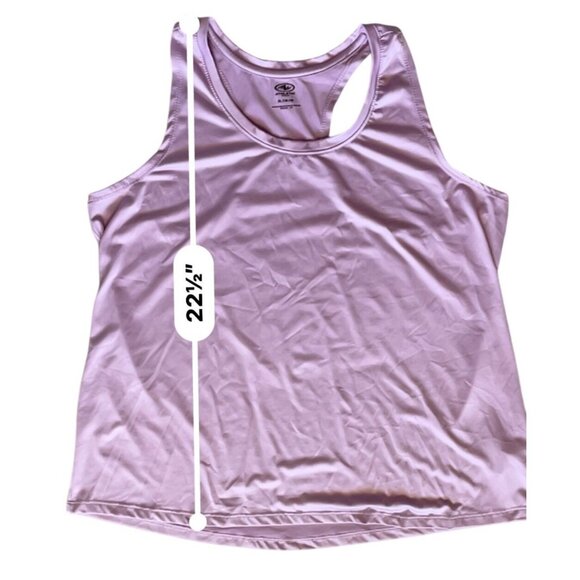 Womens PINK RACERBACK TANK TOP FITNESS Athletic Works XL - Picture 6 of 8